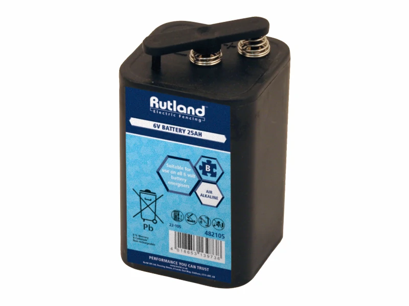 6 Volt 25Ah Alkaline Dry Battery